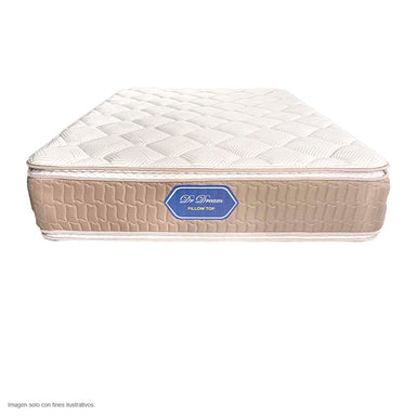 Colchón Pillow Top King 486 resortes fibra sintetica Dr.Dream