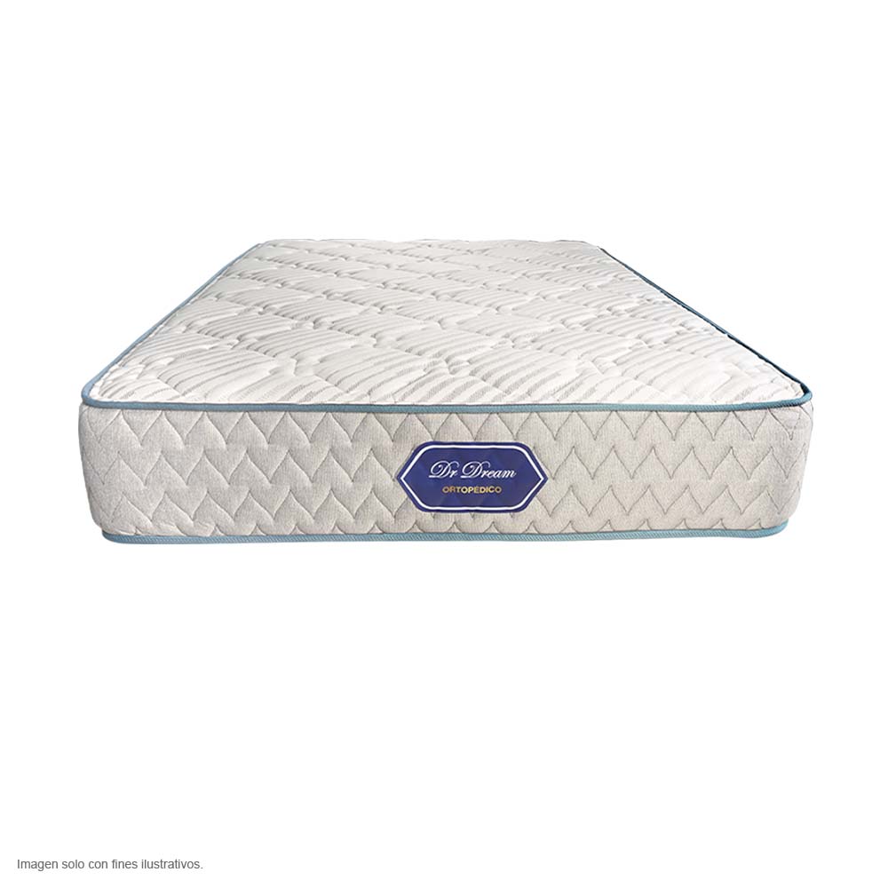 Colchón ortopédico Queen DR.dream, 405 resortes, composición fibra sintética.