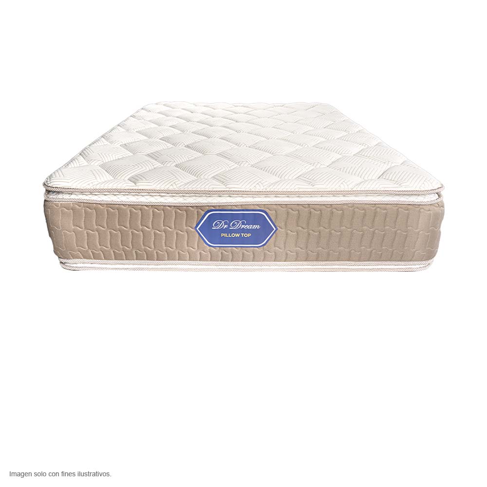 Colchón Pillow Top tamaño Queen 405 resortes Dr. Dream