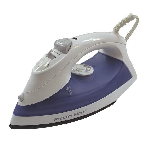 PROCTOR SILEX PLANCHA VAPOR  PS17201 BLANCO SUELA ANTIADHERENTE ROCIADOR