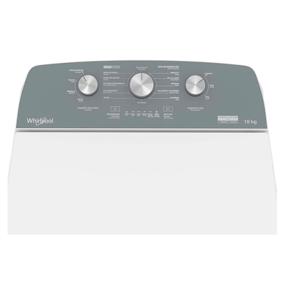 Lavadora 18kg 8MWTW1813MJM Whirlpool carga superior