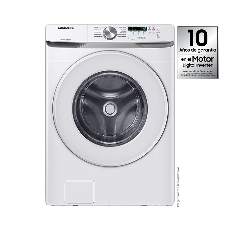 Lavadora eléctrica carga frontal de 20kg Samsung WF20T6000AW/ AP smart check