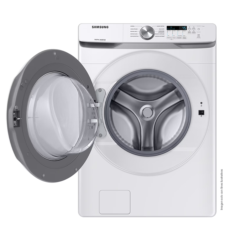 Lavadora eléctrica carga frontal de 20kg Samsung WF20T6000AW/ AP smart check