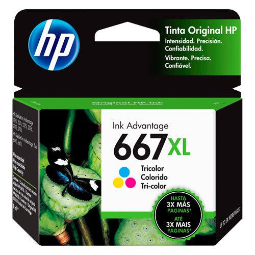 Tinta Cartucho Color XL HP 667