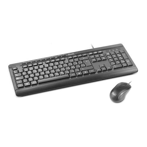 KLIP KCK-251S COMBO TECLADO + MOUSE ALAMBRICO NEGRO