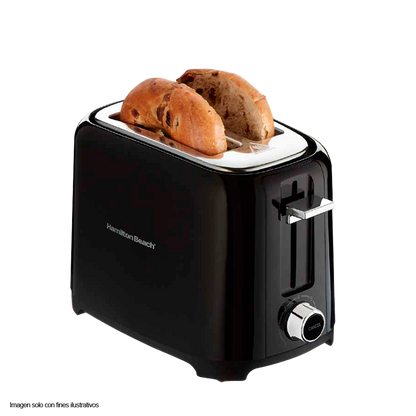 Tostadora de pan 2 rebanadas HB22217 ranuras extra anchas Hamilton Beach
