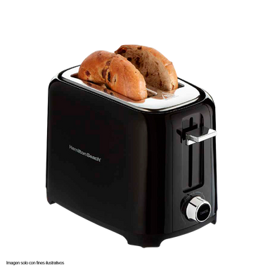 Tostadora de pan 2 rebanadas HB22217 ranuras extra anchas Hamilton Beach