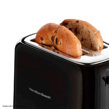 Tostadora de pan 2 rebanadas HB22217 ranuras extra anchas Hamilton Beach