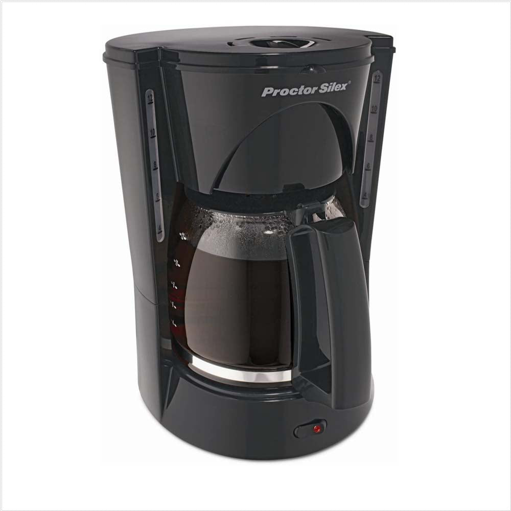 cafetera 12 tazas PS48524RY-MX  Protor Silex color negro filtro permanente
