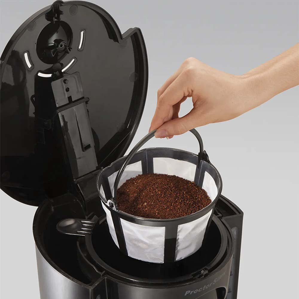 cafetera 12 tazas PS48524RY-MX  Protor Silex color negro filtro permanente