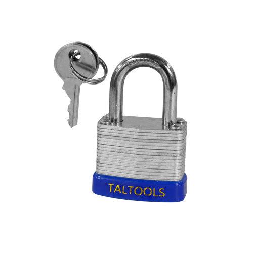 TALTOOLS CANDADO ACERO LAMINADO 30MM