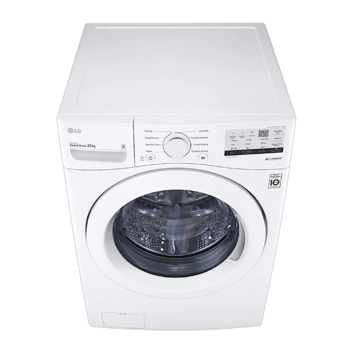 Lavadora inverter de carga frontal, 20 kg, WM20WV26W, LG, Smart Diagnosis
