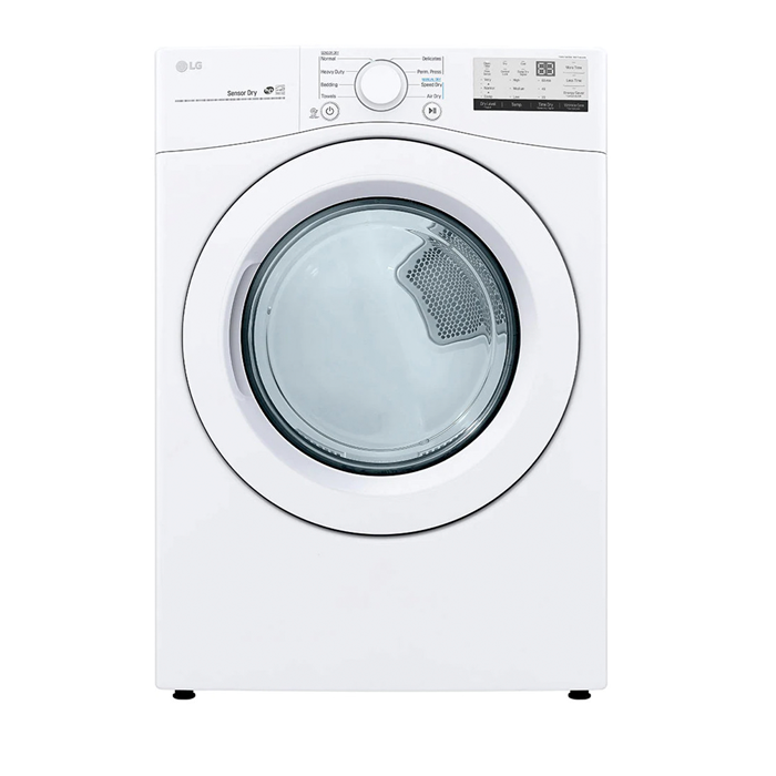 Secadora a gas de carga frontal, 20 kg, DF20WV2W, LG, Sensor Dry y Smart Diagnosis