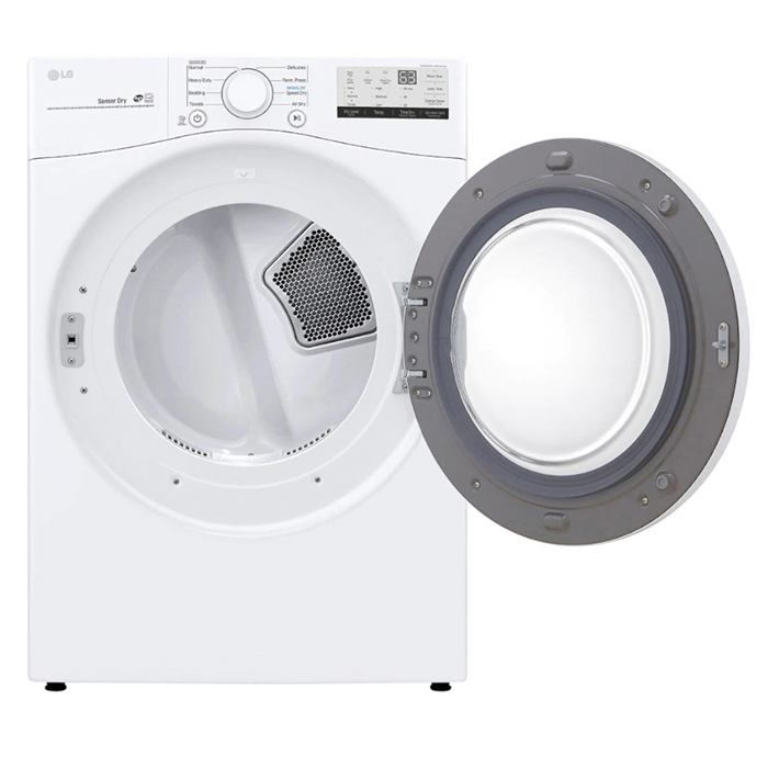 Secadora a gas de carga frontal, 20 kg, DF20WV2W, LG, Sensor Dry y Smart Diagnosis