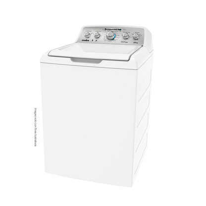 Lavadora 22kg LMA72215CBAB0 Mabe carga superior tina de acero inoxidable, Tecnología Aqua Saber Green