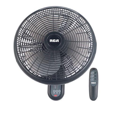 Abanico de Pared RCA Rcfan27 16" Negro