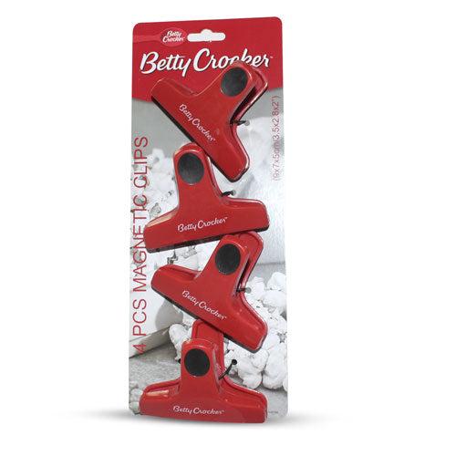 Betty Crocker Clip Para Cocina de 4 Piezas 8.7 X 6 X 4.8 Cm/ Cada Uno