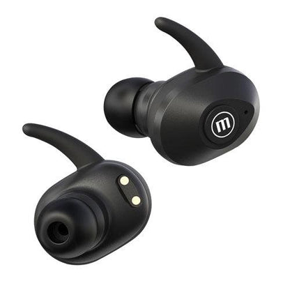 Audifonos Maxell 348481 Mini Duo in ear Bluetooth negros.