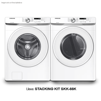 Combo Samsung lavadora 20 kg WF20T6000AW/AP + secadora 20 kg DV20T6000PW/AP + Stanking kit SKK-8K