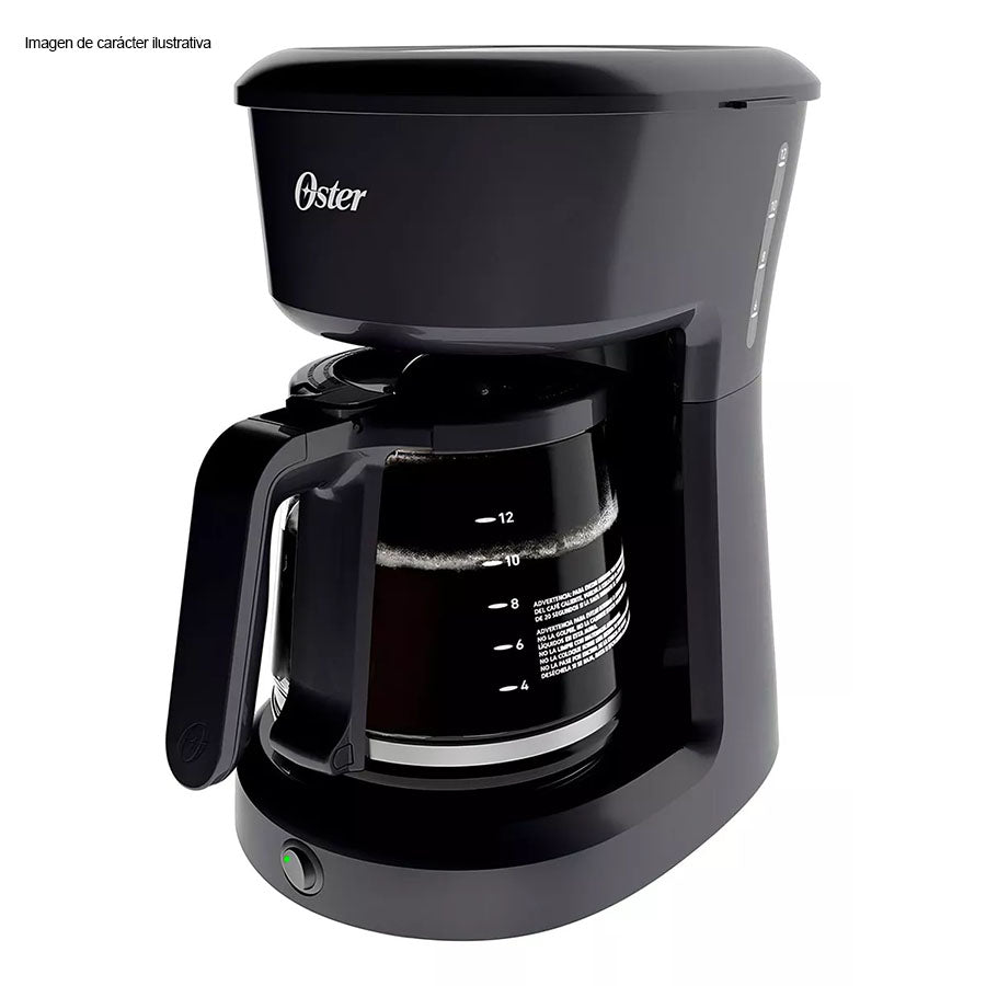Cafetera 12 tazas BVSTDCS12BN Oster filtro permanente