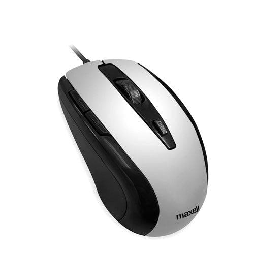 Maxell Mowr-105 348419 Mouse Alámbrico Plateado