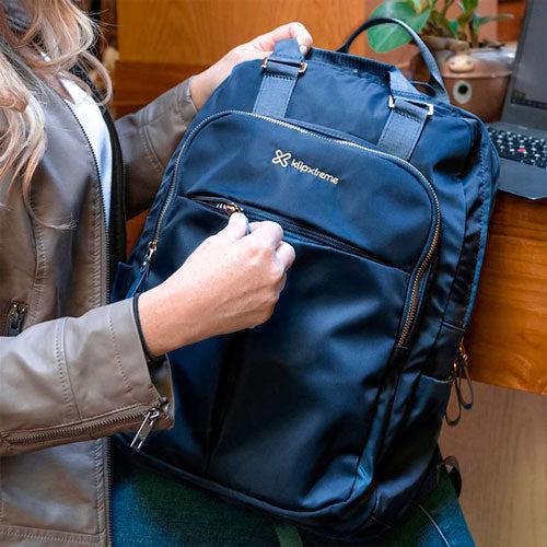 Mochila para Portátil, 15.6", Azul, KNB-468BL, Klip