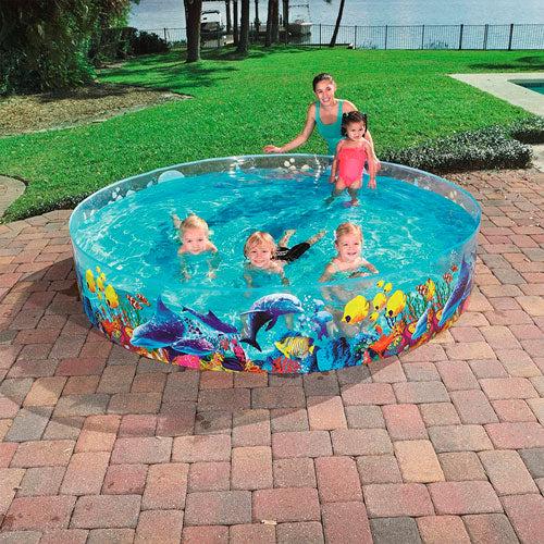 Piscina Infantil, 2,074 L, 815-55031, Bestway, Odyssey, 96" x 18"