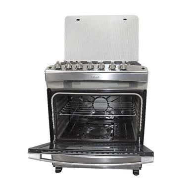 Estufa a gas de 30" RCCR7607 RCA 6 quemadores mesa de acero inoxidable