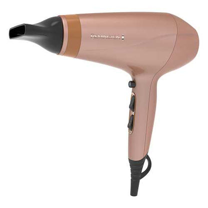 REMINGTON BLOWER AC8820  KERATIN THERAPY COBRE A JUSTES DE TEMPERATURA 2 VELOCIDADES BOTON DE AIRE FRIO FILTRO DE AIRE REMOVIBLE CONCENTRADOR DE CALOR DIFUSOR MOTOR AC ANILLO ACONDICIONADO CON IONES D