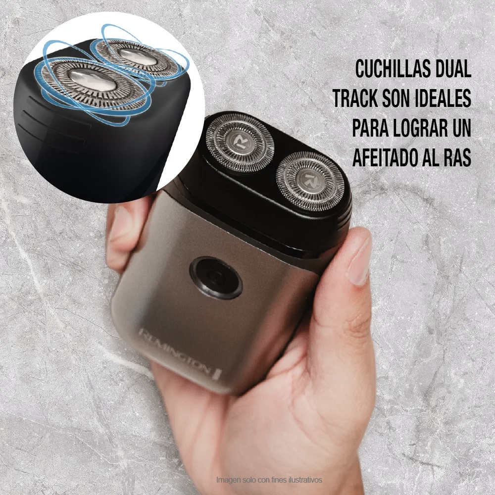 Afeitadora de viaje rotativa R95 Remingtong recargable