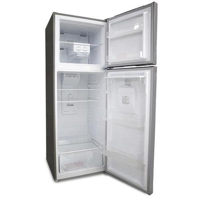 Refrigeradora, 11 PC, NRF-318SWDML, Nisato, Dispensador de agua, bandejas de vidrio templado, color gris