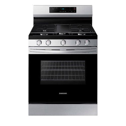 Estufa a Gas, 30”, NX60A6115SS/AP, Samsung, 5 quemadores, Color negro