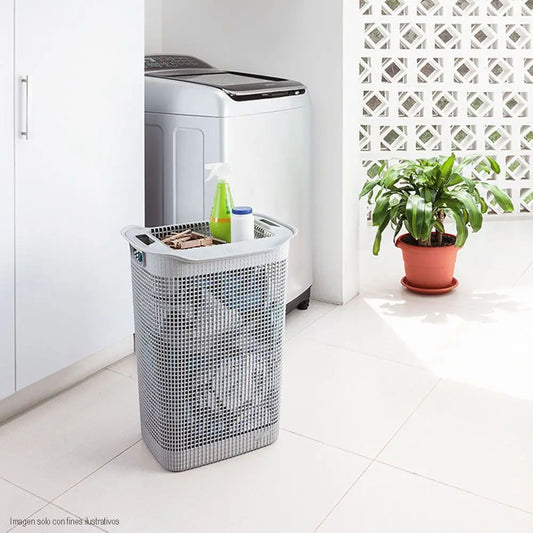 Cesta para ropa 11785-XP Rimax Linun color gris