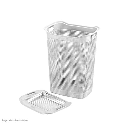 Cesta para ropa 11785-XP Rimax Linun color gris