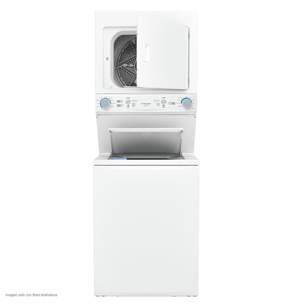 Centro de lavado a gas 20 kilos FLCG7522AW FRIGIDAIRE de acero inoxidable secado MaxFill