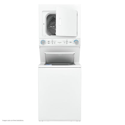 Centro de lavado a gas 20 kilos FLCG7522AW FRIGIDAIRE de acero inoxidable secado MaxFill