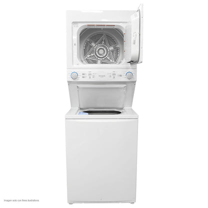 Centro de lavado a gas 20 kilos FLCG7522AW FRIGIDAIRE de acero inoxidable secado MaxFill