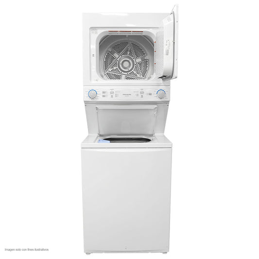 Centro de lavado a gas 20 kilos FLCG7522AW FRIGIDAIRE de acero inoxidable secado MaxFill