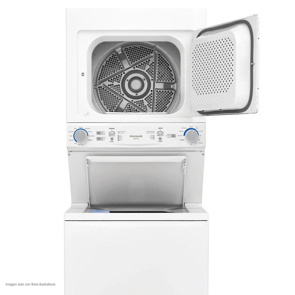 Centro de lavado a gas 20 kilos FLCG7522AW FRIGIDAIRE de acero inoxidable secado MaxFill