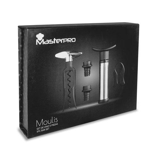 Set 5 piezas accesorios para Bar, MasterPro - Moulis