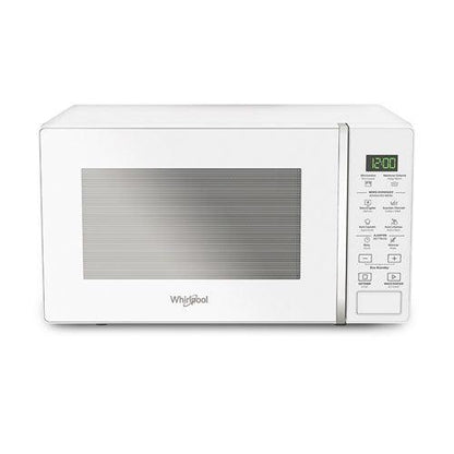 Microondas 0.7pc WM1807W Whirpool, color blanco 700W 5 niveles de potencia, 4 opciones para descongelar, 12 opciones de auto cocción.