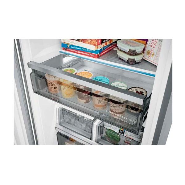 FRIGIDAIRE CONGELADOR GEMELA 19PC FPFU19F8WF ICE MAKER INTERNO SPACE WISE CRISL SEAL CRISPERS EVEN TEMP COOLING ALARMA EN LA PUERTA MODO SABBATH