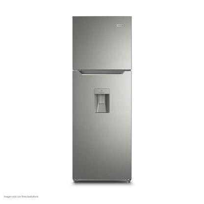 Refrigeradora 12pc TopMount FRTS12K3HTS Frigidaire color gris con dispensador de agua