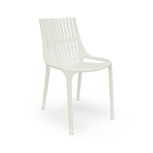 SILLA PLASTICA MODELO SL-7092 MEDIDAS 55*46*81 CMS, COLOR BLANCO, ESTRUCTURA DE METAL Y POLIPROPILENO