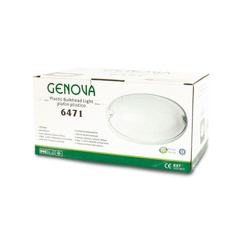 GENOVA LAMPARA DE PARED 6471WH 1XE27-60W
