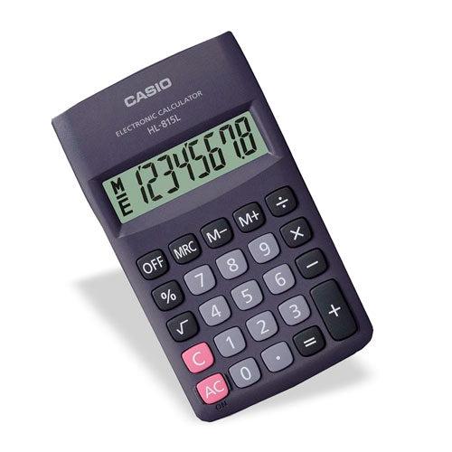 CALCULADORA DE BOLSILLO HL-815L-BK