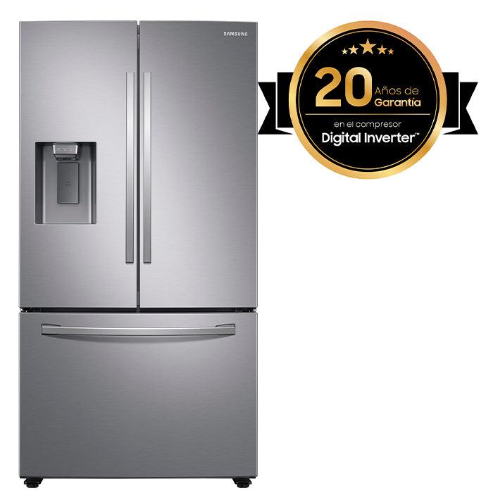 Refrigeradora French Door 27 PC RF27T5201S9/AP SAMSUNG con dispensador de agua y hielo