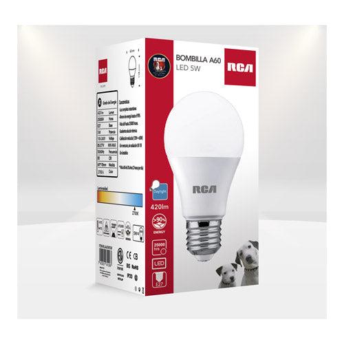 RCA BOMBILLO LED A60 5W E27 85-277V 6500K