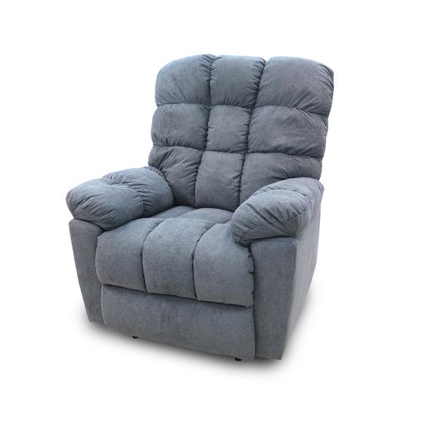 Sillón reclinable 8010# sistema manual, color dusty blue