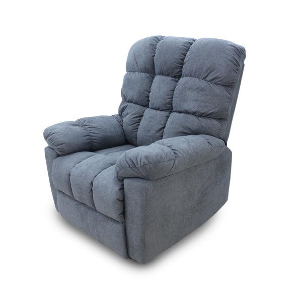 Sillón reclinable 8010# sistema manual, color dusty blue